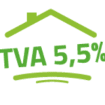 logo de la tva réduite a 5,5% pour le solaire